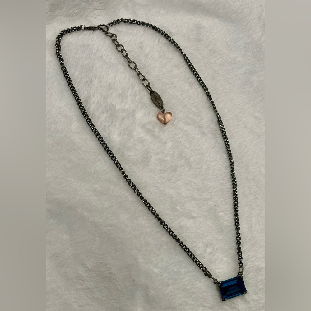 SABIKA Blue one stone Necklace